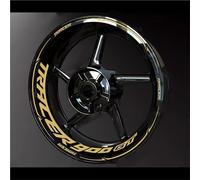 Stickers Bords Jantes Autocollants Réfléchissants pour Jantes De Moto pour Yamaha TRACER900GT Tracer 900GT 900 GT Films Autocollants Décoratifs Ensemble Jantes d'autocollants(Couleur 6)