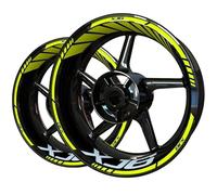 JHYBDP Stickers Bords Jantes Autocollants Réfléchissants pour Jantes De Moto pour Yamaha XJ 6 XJ6 XJ-6 Films Décoratifs Ensemble Jantes d'autocollants(Couleur 4)