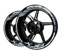 JHYBDP Stickers Bords Jantes Autocollants Réfléchissants pour Jantes De Moto pour Yamaha XJ 6 XJ6 XJ-6 Films Décoratifs Ensemble Jantes d'autocollants(Couleur 1)