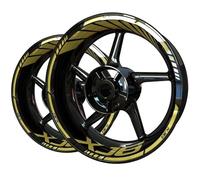 JHYBDP Stickers Bords Jantes Autocollants Réfléchissants pour Jantes De Moto pour Yamaha XJ 6 XJ6 XJ-6 Films Décoratifs Ensemble Jantes d'autocollants(Couleur 3)