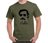 Jhym Pablo Escobar Cartel Narcos Retro T-Shirt