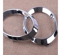 JHYOZMD Style de Voiture Couvercle de Phare antibrouillard Avant chromé, 2 pièces, Garniture de Style de Voiture adapté à l'Audi Q5 2010 2011 2012 Pièces