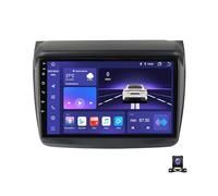 JHYUUKAU Android 13 Autoradio Multimédia 2 DIN pour Mitsubishi L200 2008~2016 Stéréo Voiture avec Bluetooth/GPS Navigation/RDS/DSP/Carplay/Android Auto+AHD Caméra De Recul,8 Core m500s 4g+64g