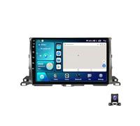 JHYUUKAU Android 13 Autoradio Multimédia 2 DIN pour Toyota Highlander 2013~2018 Stéréo Voiture avec Bluetooth/GPS Navigation/RDS/DSP/Carplay/Android Auto+AHD Caméra De Recul,4 Core m100s 1g+32g