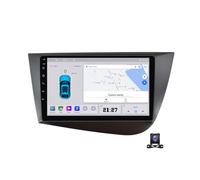 JHYUUKAU Android 14 Autoradio Carplay Android Auto sans Fil Bluetooth 2 Din Voiture Écran Tactile 9 Pouces Compatible avec Seat Leon 2005~2012 avec GPS, RDS, USB, Commande Au Volant,C20 Pro