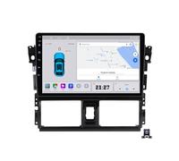 JHYUUKAU Autoradio Android 14 Compatible avec Toyota Vios 2014~2016 Octa-Core 2+32G Bluetooth 2 DIN Écran Tactile 9 Pouces, Carplay, Android Auto, FM/RDS, GPS, 4G WiFi, Caméra De Recul,C20 Pro