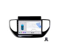 JHYUUKAU Autoradio Android 14 pour Hyundai Solaris 2 2020~2021 Octa-Core 2+32G Bluetooth 2 DIN Écran Tactile 9 Pouces, Carplay, Android Auto, FM/RDS, GPS, 4G WiFi, Caméra De Recul 1080P,C20 Plus