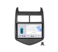 JHYUUKAU Octa Core 2+32G Autoradio sans fil Carplay et Android Auto 2 DIN Bluetooth Car Radio Compatible avec Chevrolet Aveo 2011~2015 9 Pouces IPS Touch Screen Radio/Caméra Arrière,C20 PRO