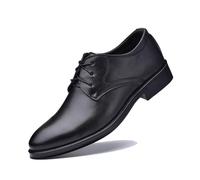JHYUUKAU Oxford Homme Lacets Derby Dressing Chaussure Urban Habillées,Noir,38 EU