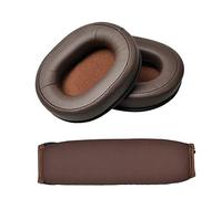 JHZZWJ Coussinets et serre-tête de rechange en cuir synthétique pour diamètre ATH M50x M50 M50xBT M50RD Audio Technica M40X M30x M20x MSR7 Monitor/ATH-ANC9