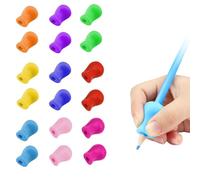 Ji liangli Guide Doigts Écriture Enfant,18 PCS Embouts Crayon à Machouiller avec Grip Ergonomique pour Apprendre à Tenir le Stylo Aide Écriture pour Cahier Magique Développement Motricité Fine