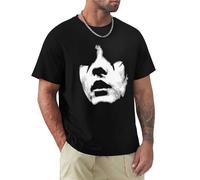 JI XIANGJU Damien Saez, Damien Saez Shirt, Damien Saez Poster T-Shirt Aesthetic Clothes Plus Size Tops Blouse Mens big and Tall t Shirts Black L