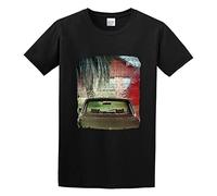 JI YANG HONG Arcade Fire The Suburbs Distressed Simplicity Drawstring Street Take Out T-Shirt Black XL