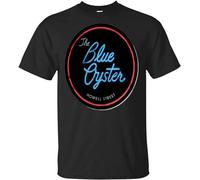 JI YANG HONG Cool Blue Oyster Police Academy Comedy Film Movie Tumblr 80s 90s Retro T-Shirt T-Shirt Black M