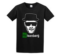 JI YANG HONG Heisenberg Walter White Logo Crazy Super Beautiful Interesting T-Shirt Black S