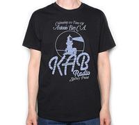 JI YANG HONG The T Shirt Kab Radio Antonio Bay Ca Horror Family Nightclub Base Science Fiction Abstract T-Shirt Black M