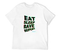 JI YANG HONG Vvvv Fatboy Slim - Eat Sleep Rave Repeat New T-Shirt T-Shirt White3XL