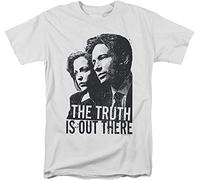 JI951HUAN The X-Files Truth is Out There T Shirt & Stickers T-Shirts à Manches Courtes(Small)