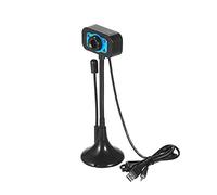 Jia Hu 1 pièce d'appel vidéo USB caméra éducation à distance vidéo conférence avec microphone et lumières LED