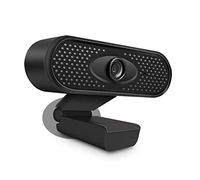Jia Hu 1 pièce Webcam intégrée Microphone PC Camera Connexion USB Compatible avec trépied HD Webcam 1080P