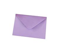 Jia HU 50 pcs Pearl enveloppes en papier vierge enveloppes Cartes de vœux Invitation carte de voeux violet