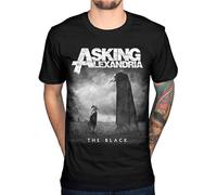 JIA YU HAO Asking Alexandria The Black Unisex 100% Cotton Short-Sleeve T-Shirts Black L