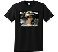 JIA YU HAO Billy F Gibbons The Big Bad Blues Unisex 100% Cotton Short-Sleeve T-Shirts Black M