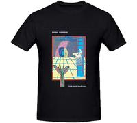 JIA YU HAO High Land Hard Rain Aztec Camera Unisex 100% Cotton Short-Sleeve T-Shirts Black M