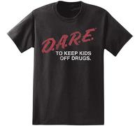 JIA YU HAO Hope Johnson to Keep Kids Off Drugs Unisex 100% Cotton Short-Sleeve T-Shirts Black M