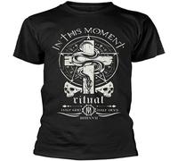 JIA YU HAO in This Moment ' Ritual ' Unisex 100% Cotton Short-Sleeve T-Shirts Black L