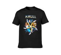 JIA YU HAO Krull Movie Poster 80'S Sci FI Fantasy Vintage Film Unisex 100% Cotton Short-Sleeve T-Shirts Black M
