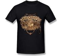 JIA YU HAO Original Krokus Album Logo Unisex 100% Cotton Short-Sleeve T-Shirts Black XXXL
