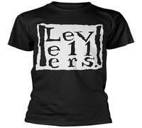 JIA YU HAO The Levellers Logo Unisex 100% Cotton Short-Sleeve T-Shirts Black XXXL