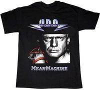 JIA YU HAO U.D.O. Mean Machine Udo Dirkschneider Accept Rage Heavy Metal Unisex 100% Cotton Short-Sleeve T-Shirts Black XXL