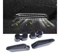 JIABAOCA 2 Pièces Couvercle Ventilation sous Siège Voiture pour VW Tiguan MK1 Passat CC 2007-2016, ABS sous Climatisation Sortie D'aération Couvercle Protection Garniture Auto Tuning Accessoire