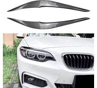 JIABAOCA sur Mesure Couvercle de Phare Avant de Voiture pour BMW 2 Series F22 F23 M Sport 2015-2019,Kit de Carrosserie de Paupière de Sourcil de Phare de Voiture Accessories,A/Carbon Fiber Look
