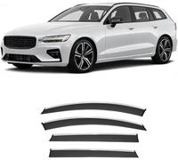 JIABAOCA sur Mesure Déflecteurs De Vent Voiture pour Volvo V60 2019-2024,Déflecteurs d'air De Fenêtre Latérale Résistant Pluie Et Fumée,Aérodynamique Accessoires