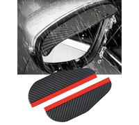 JIABAOCA sur Mesure Rétroviseur Pare-Pluie pour Vauxhall Grandland X 2017-2023,Fibre Carbone Couverture De Pluie Rétroviseur,RéTroviseur De Voiture Anti-Pluie Sourcils Accessoires