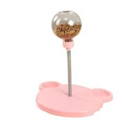 JIABAOZ Jouet Oscillant pour Friandises pour Chien, Jouet à Ressort pour Chat, Distributeurs De Nourriture pour Chiens, Les Jouets Interactifs pour Chats sont-Ils Adaptés Aux Chatons (Rose)
