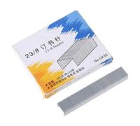 JIACUO 1000Pcs / Agrafe résistante en métal 23/8 de boîte pour Le Papeterie de Fournitures Scolaires de Bureau d'agrafeuse