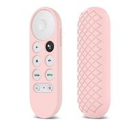 JIACUO étui en Silicone Souple antidérapant pour télécommande Chromecast Coque de Protection pour-Google Chromecast TV 2020 télécommande vocale