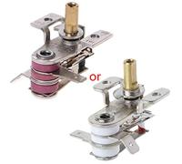 JIACUO Thermostat de Chauffage bimétallique réglable 90 °C AC 250 V 16 A KDT-200