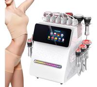 JIADUOFU Appareil raffermissement Peau 448kHz, Appareil Perte Poids Micro-Courant Haute fréquence, Appareil cavitation sous Vide à radiofréquence Lipo Rapide 80k 11 en 1, photorajeunissement