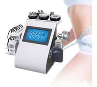 JIADUOFU Cavitation 40K Machine de Beauté à Ultrasons, Appareil De Tonification du Corps, Appareil Professionnel De Remodelage du Corps pour Le Ventre La Taille Les Jambes (9 en 1)