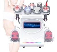 JIADUOFU Machine Cavitation Ultrasonique sous Vide 80k, 9 en 1, Élimination Graisses par Radiofréquence, Photorajeunissement, Machine De Perte De Poids EMS, Dispositif De Beauté Anti-Rides B