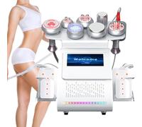 JIADUOFU Machine lipolyse Amincissante Corps,multifonctionnelle 9 en 1 80k,lipocavitation radiofrequence Corps,Machine Sculpture corporelle RF à radiofréquence,raffermir et façonner Peau A