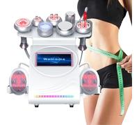 JIADUOFU Machine lipolyse Amincissante Corps,multifonctionnelle 9 en 1 80k,lipocavitation radiofrequence Corps,Machine Sculpture corporelle RF à radiofréquence,raffermir et façonner Peau B