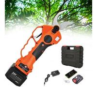 JIADUOFU Sécateur électrique sans Fil,sécateur De Jardinage De 30 Mm De Diamètre,sécateur Polyvalent,sécateur à Batterie Au Lithium Rechargeable,pour Jardins,fermes,vergers,4cm