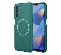 JIAFEI Coque pour Honor X5C Plus, Compatible avec Magnétique Silicone Liquide Housse, Protection Complète, Doublure en Microfibre Étui, Vert Nuit