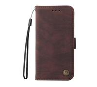 JIAFEI Cover per Xiaomi Redmi 15C 5G/4G/POCO C85, Libro Custodia Portafoglio Premium Pelle PU Case Con Cordino/Slot per Schede/Magnetica a Scatto/Funzione Stand, Marrone